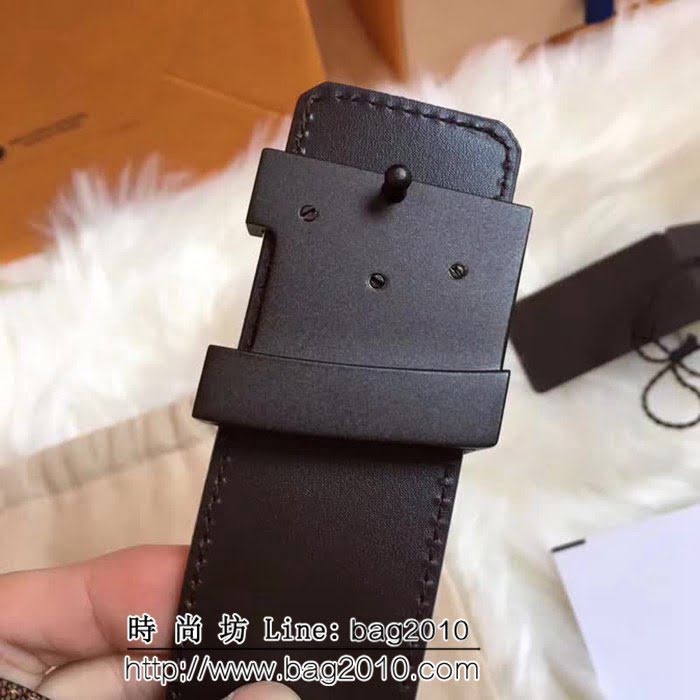 路易威登LV 扣皮帶系列 MADE in S ain 原單水貨M9807 高端男士皮帶 LHG1058